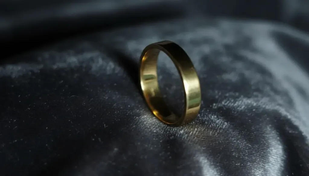 Classic Gold Finish Band Ring