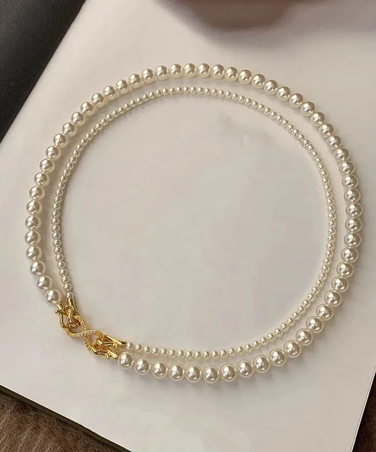 Double Layer Pearl Necklace